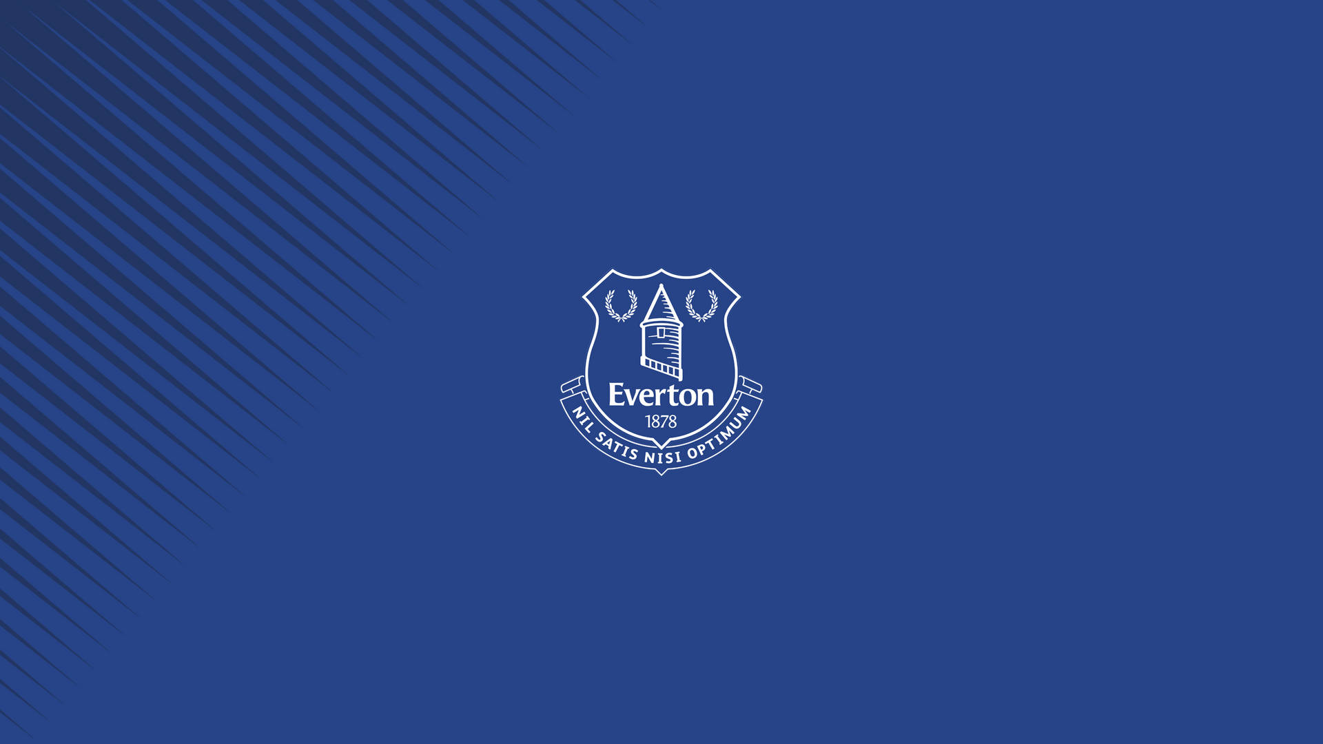Everton F.c Minimalist Dark Blue Art