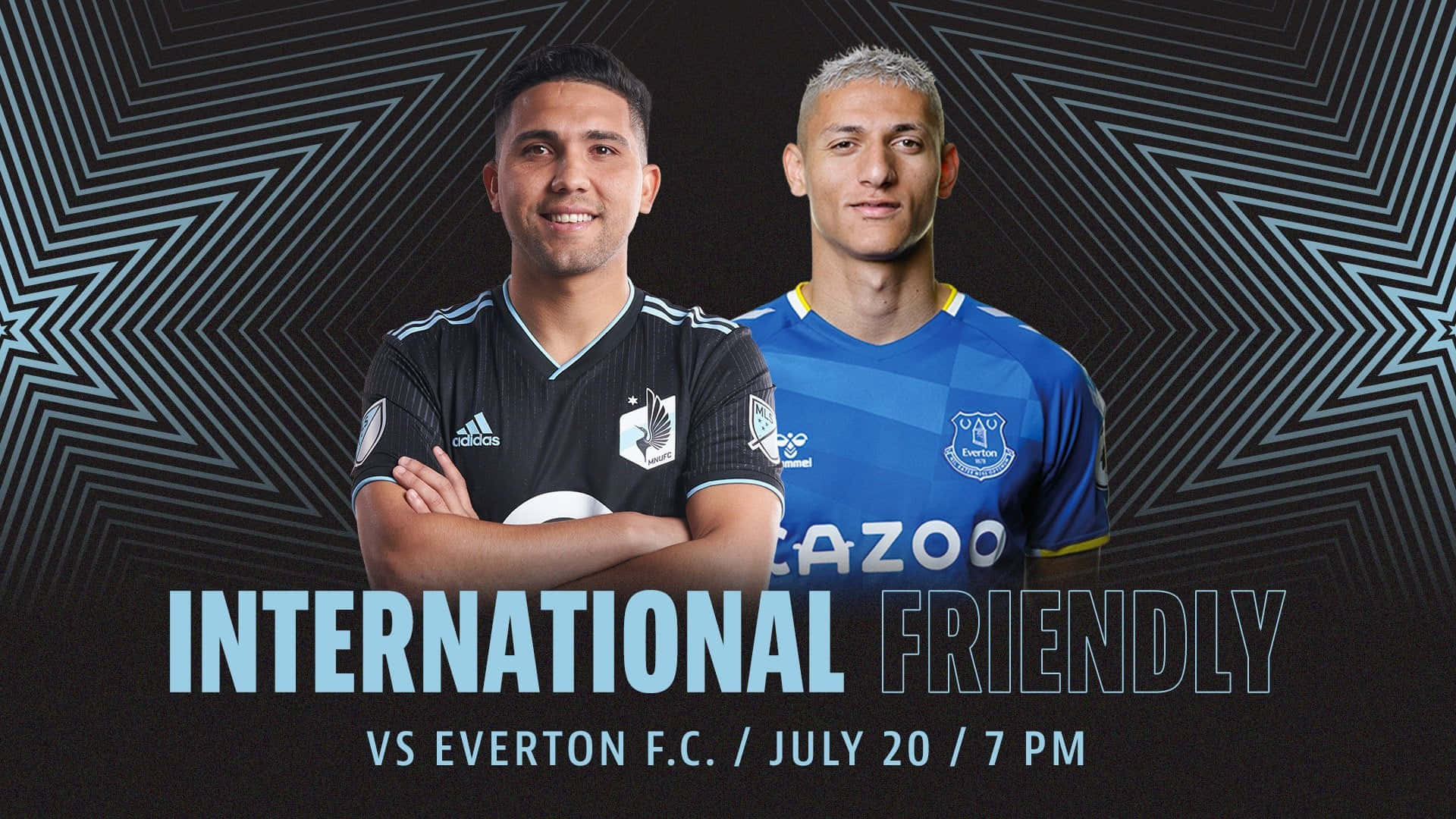 Everton Fc Against Minnesota United Fc Background