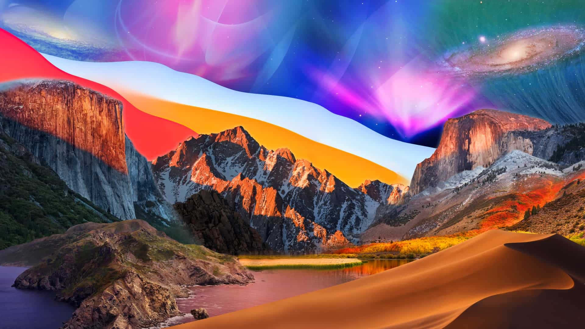 Every Mac Os Theme Combined Background