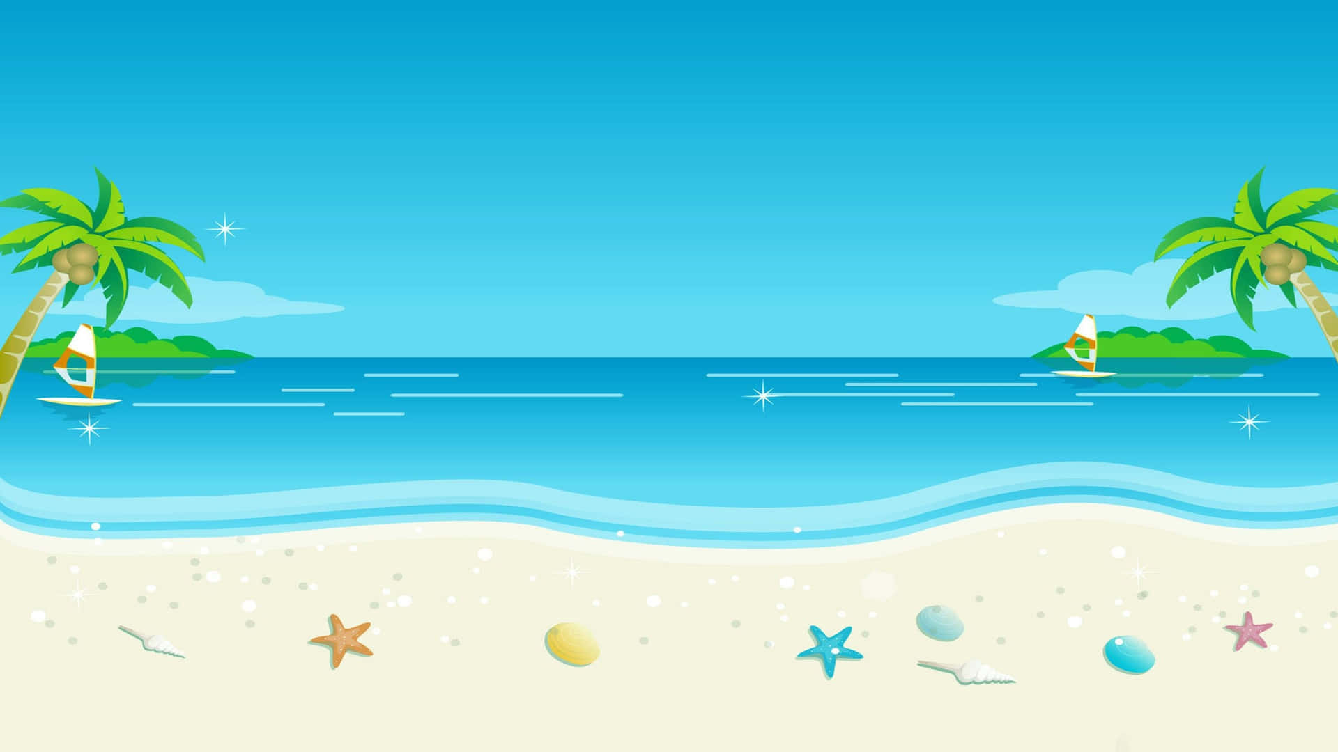 Everyone's Favorite Season - Summer At The Beach! Background