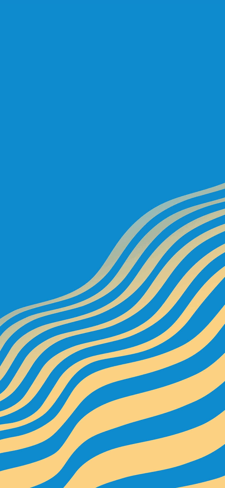 Everyones Favorite Device, An Simple Blue Iphone Background