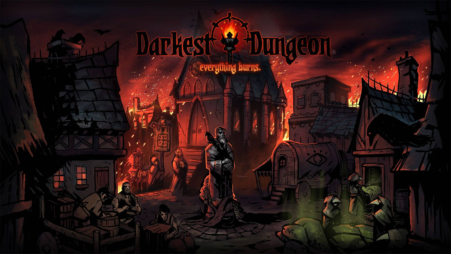 Everything Burns Darkest Dungeon Background