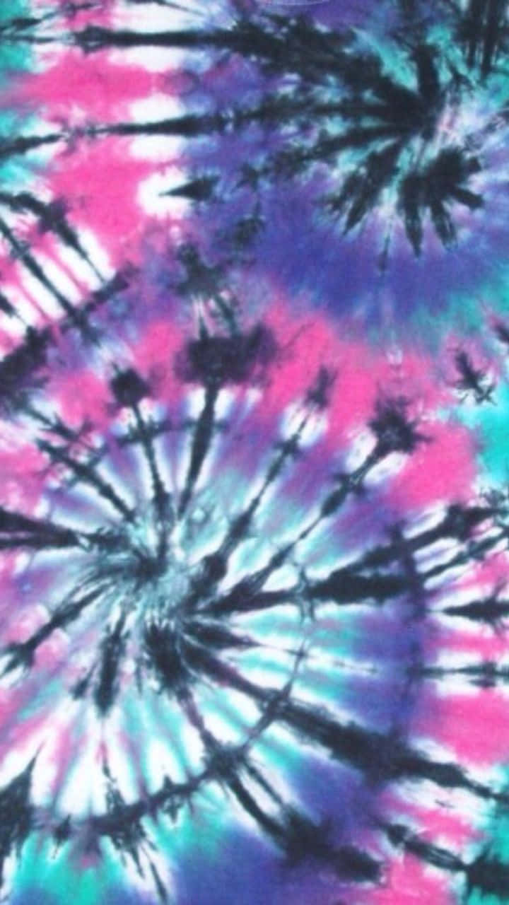Everything Is Groovy With Purple Tie Dye Background