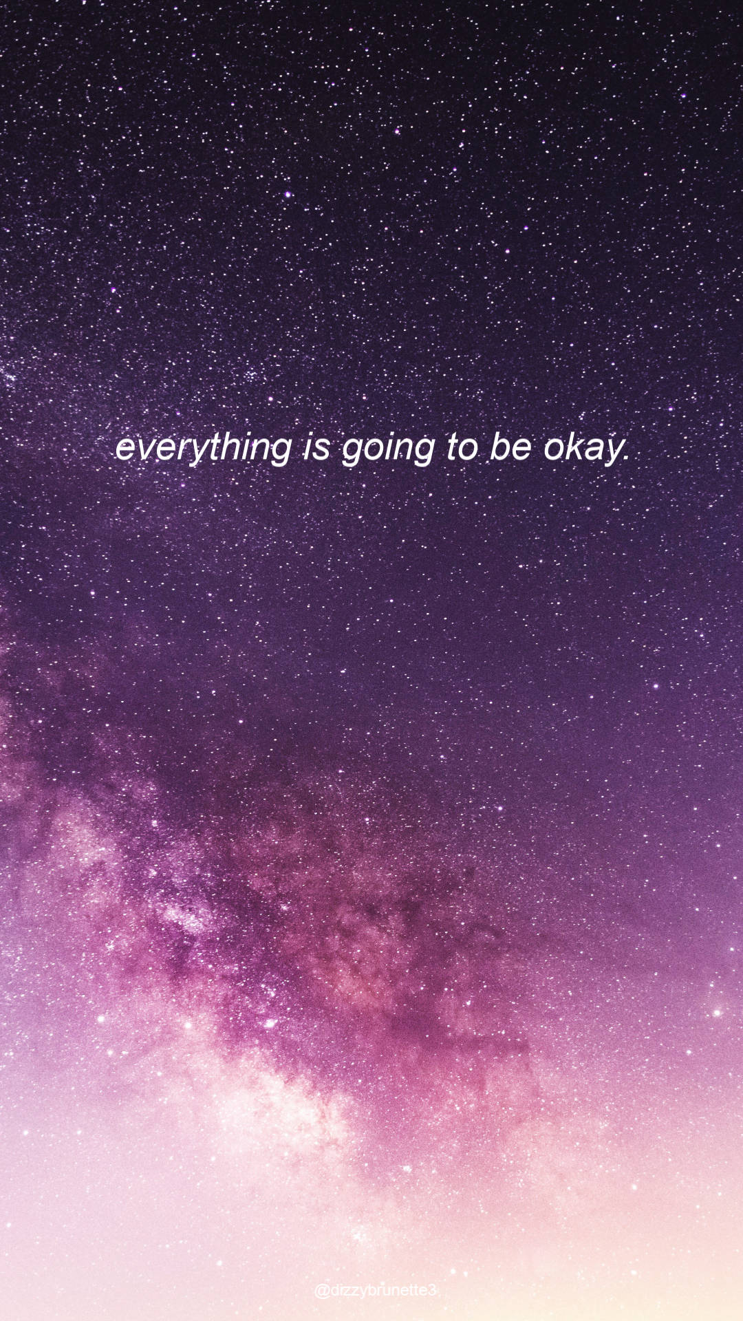 Everything Will Be Okay Purple Stars