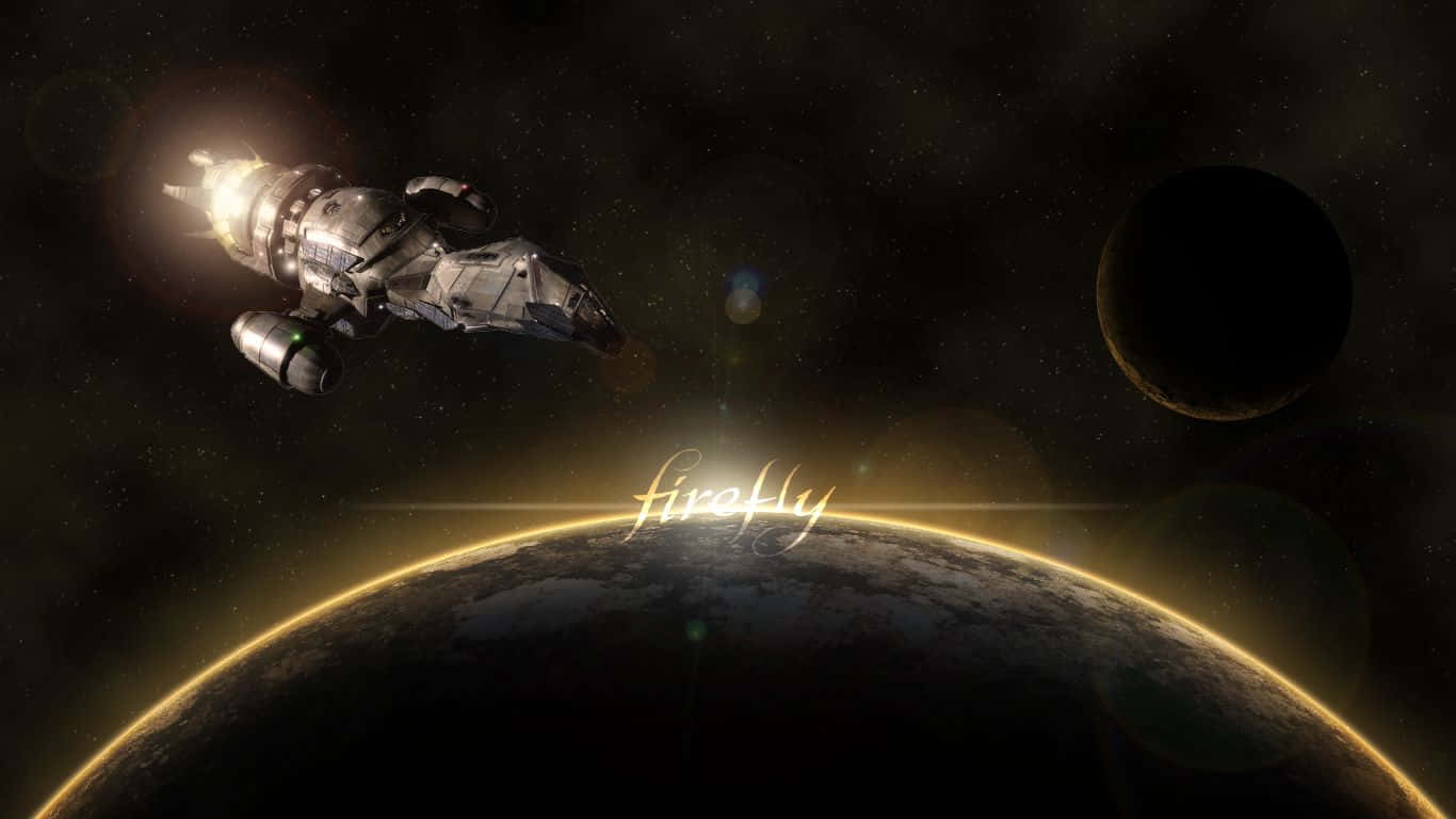 Everything’s Shiny, Captain Malcolm Reynolds And The Crew Of The Serenity Background