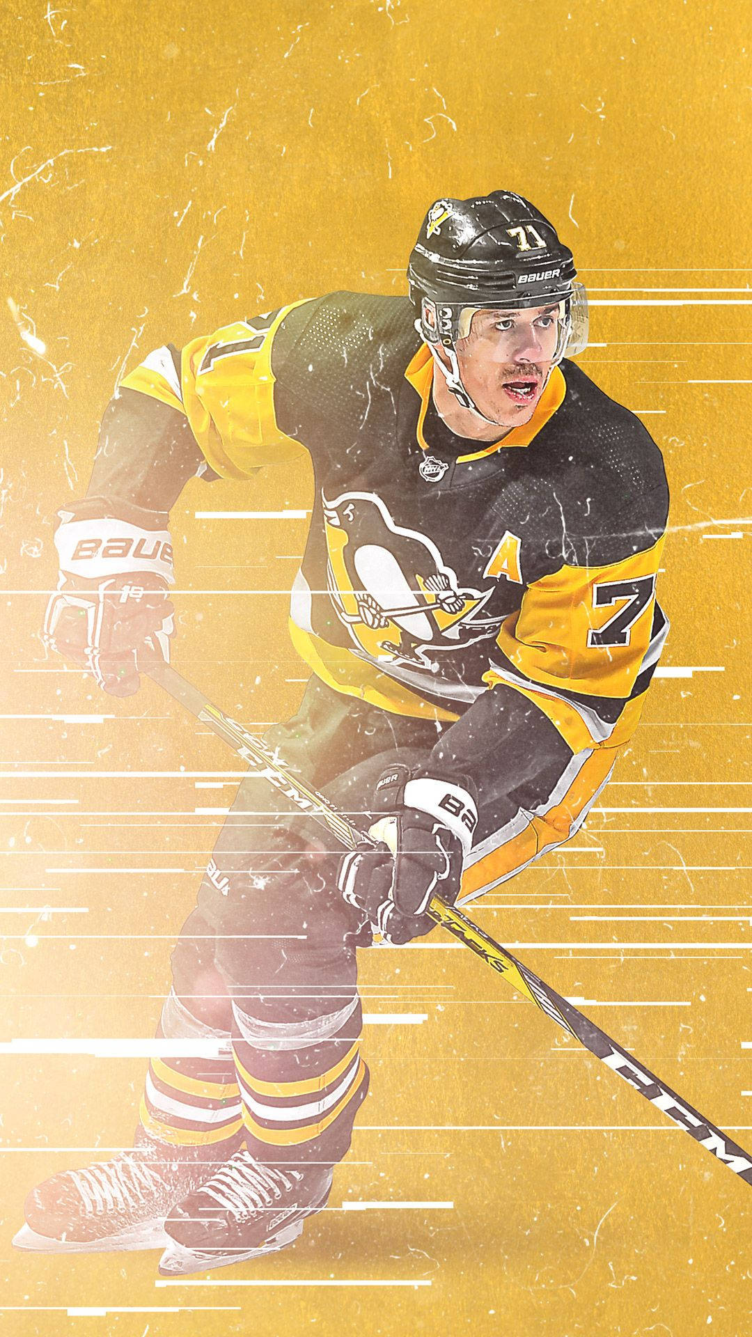 Evgeni Malkin Ice Hockey Skating Fan Art Background