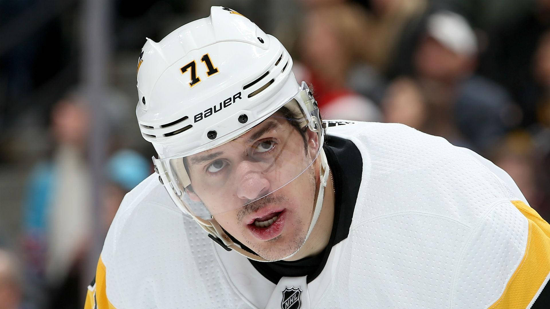 Evgeni Malkin Pittsburgh Penguins Game Reaction Background