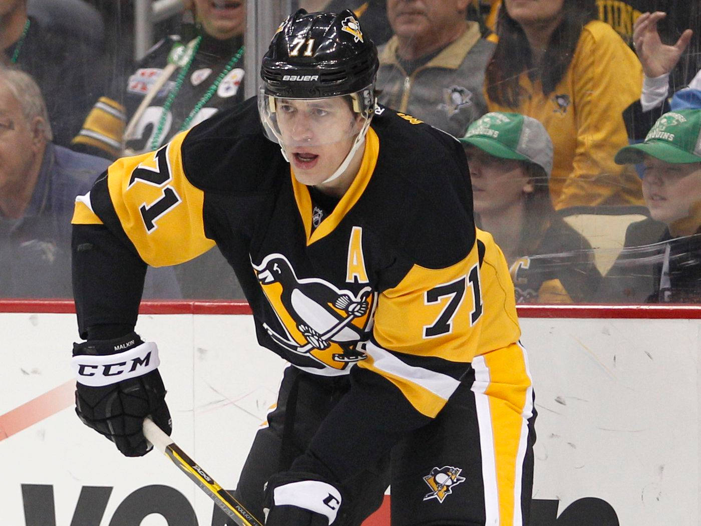 Evgeni Malkin Pittsburgh Penguins Serious Look Background