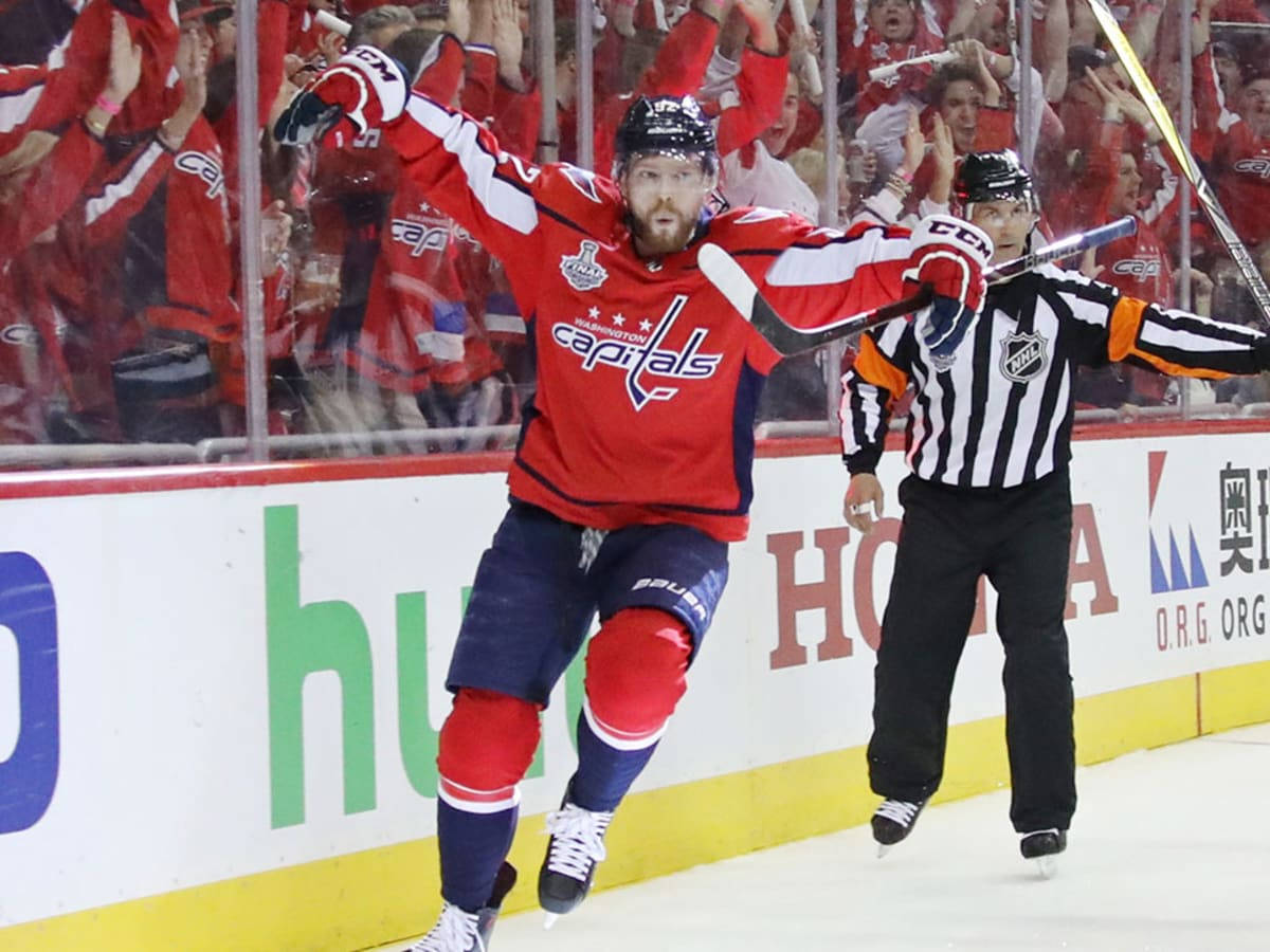 Evgeny Kuznetsov Celebrating A Victory Background