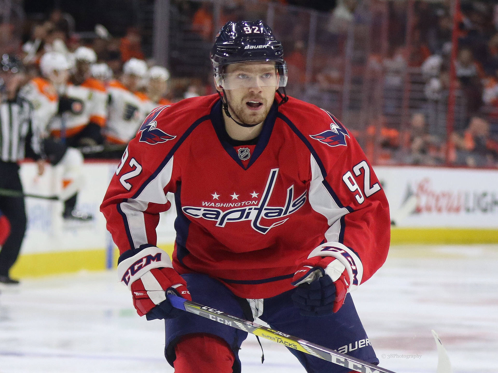 Evgeny Kuznetsov Ice Hockey Player Background