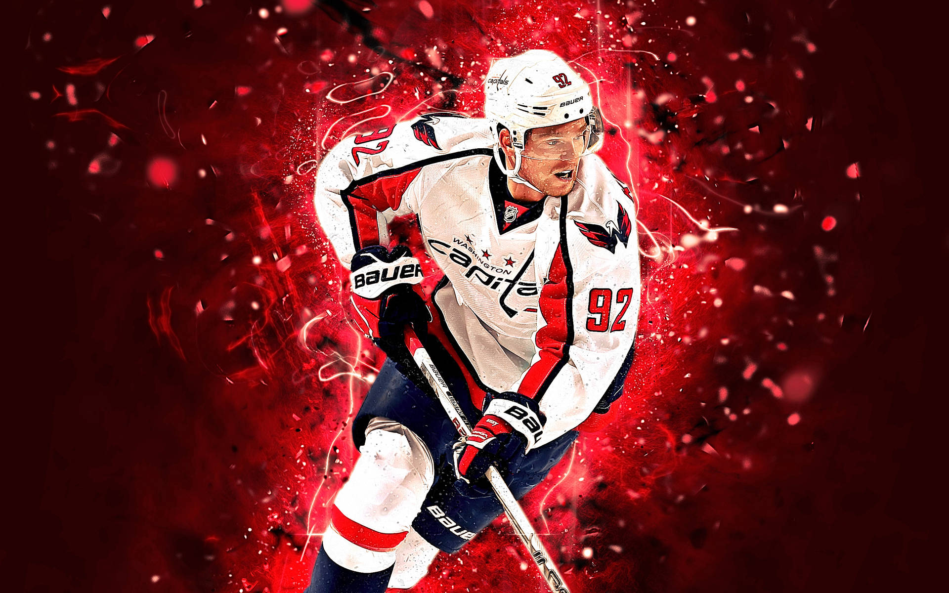 Evgeny Kuznetsov Ice Hockey Player Background