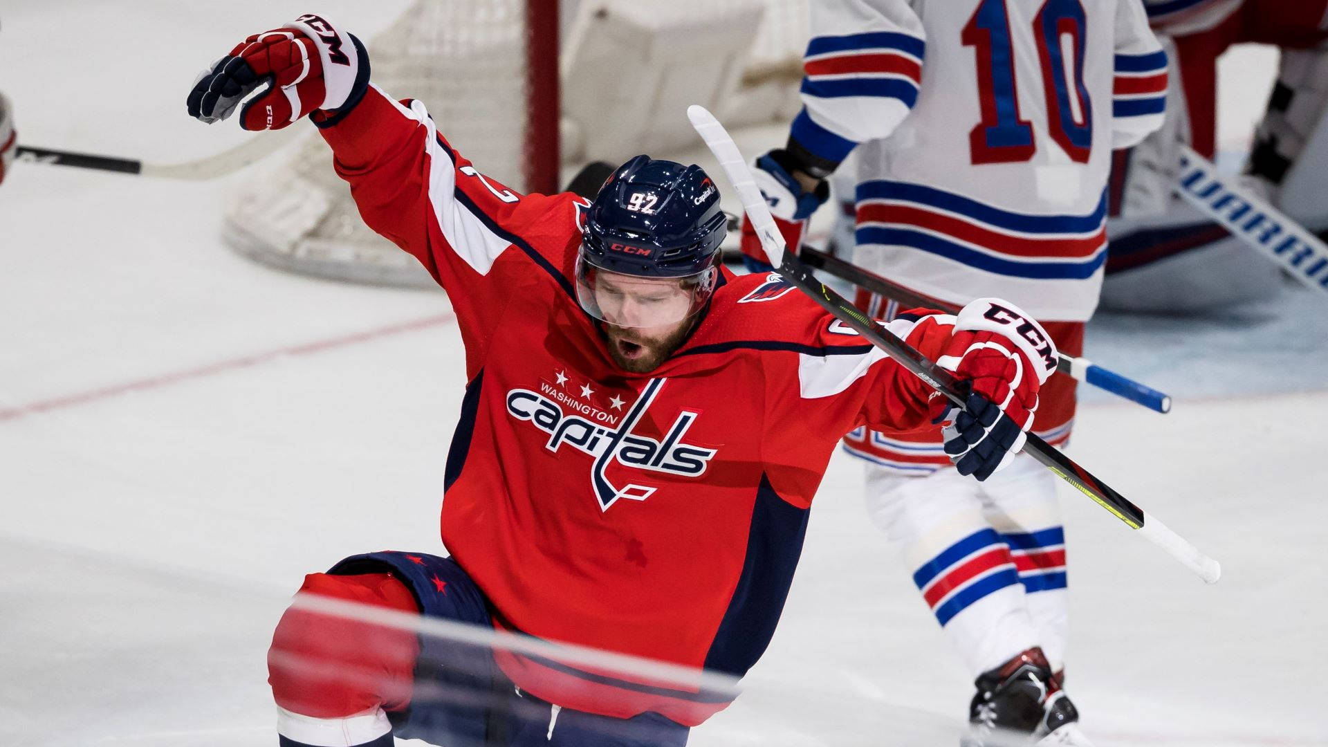 Evgeny Kuznetsov On The Floor Background