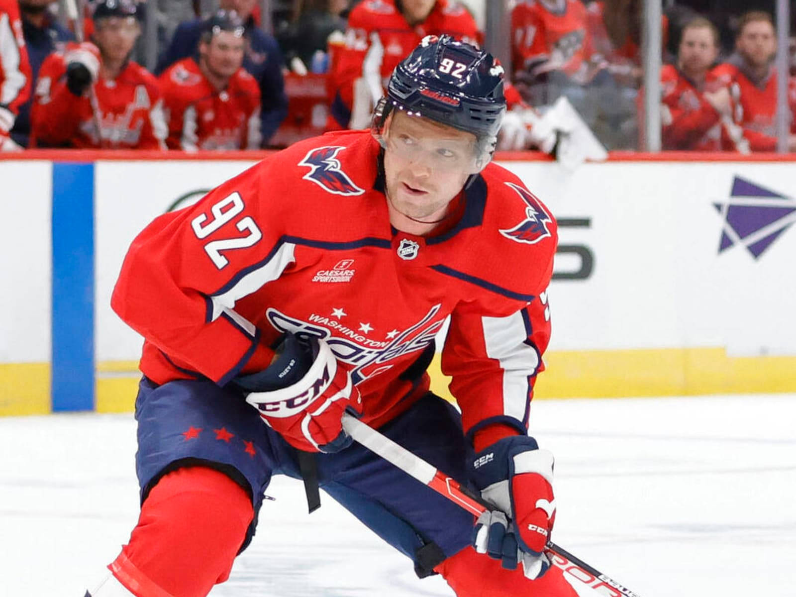 Evgeny Kuznetsov Posed To Win Background