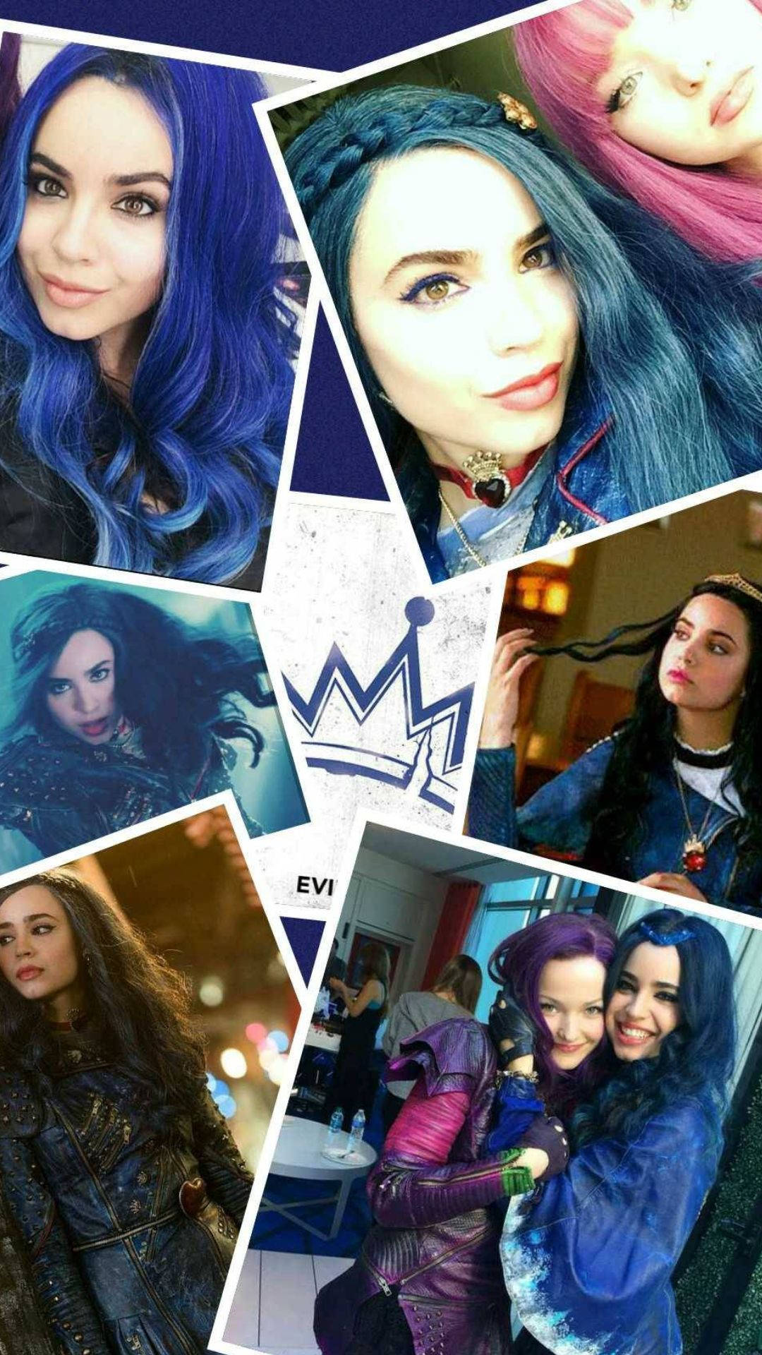 Evie Collage Descendants 2 Background