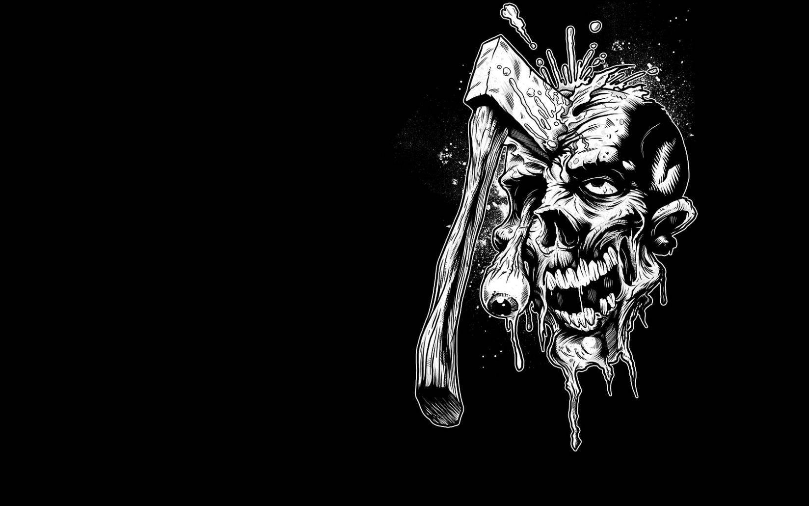 Evil Dark Skull Zombie