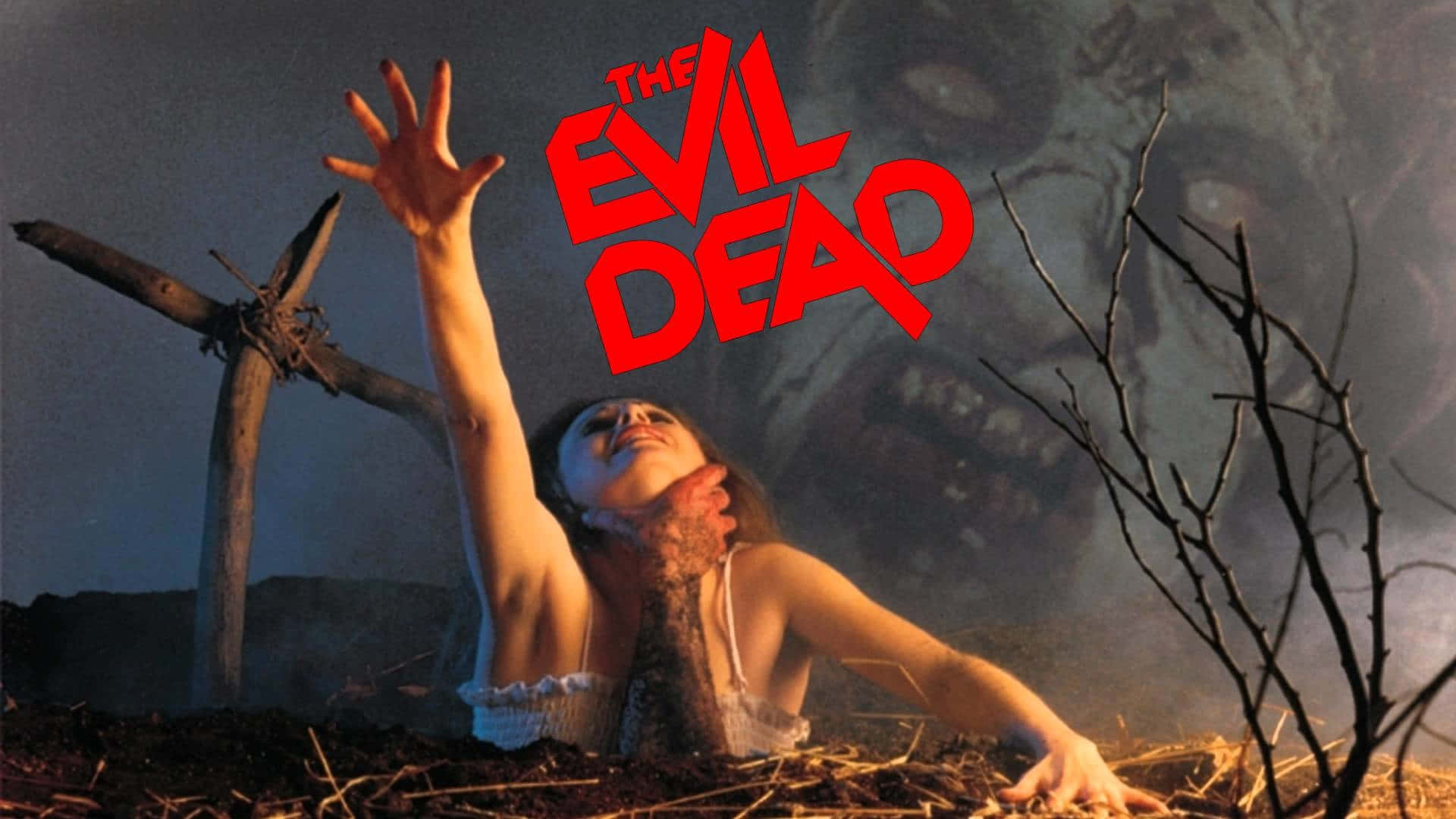 Evil Dead Broken Cross Background