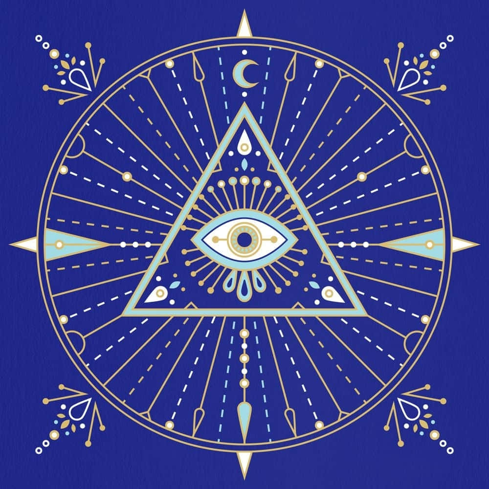 Evil Eye Mandala Art Iphone Background
