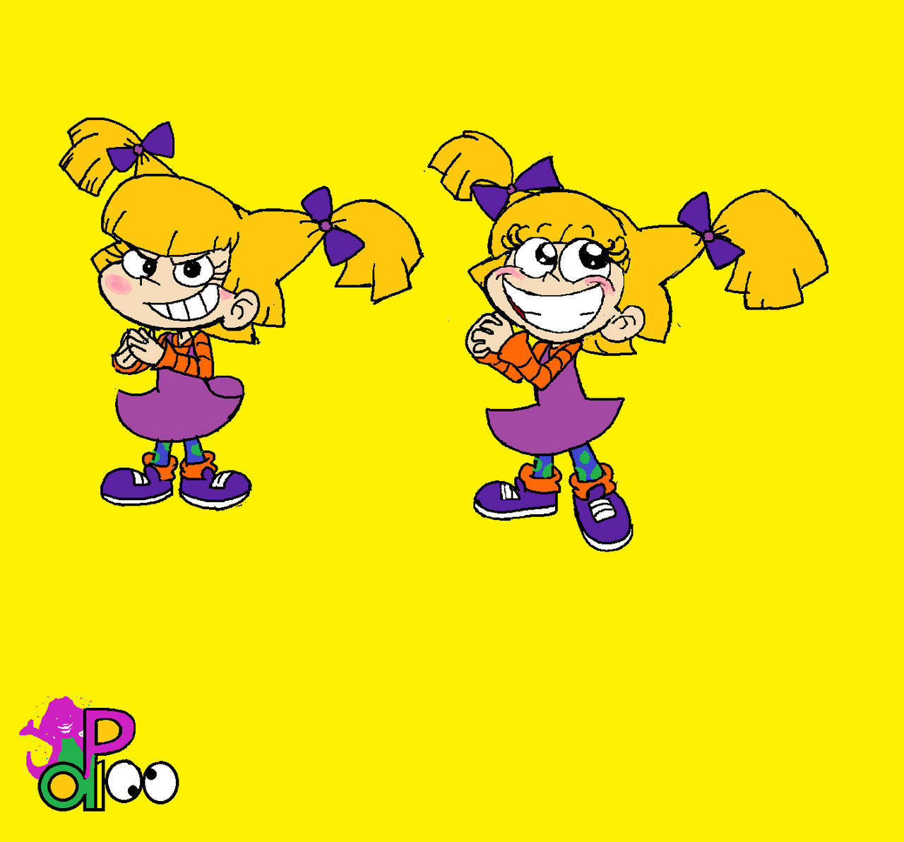 Evil Happy Angelica Pickles Background