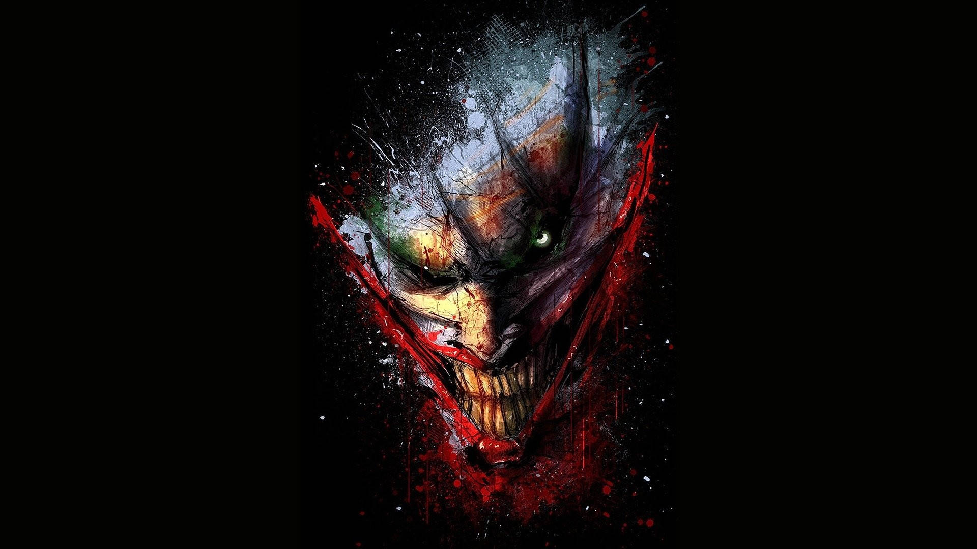 Evil Joker Desktop Background