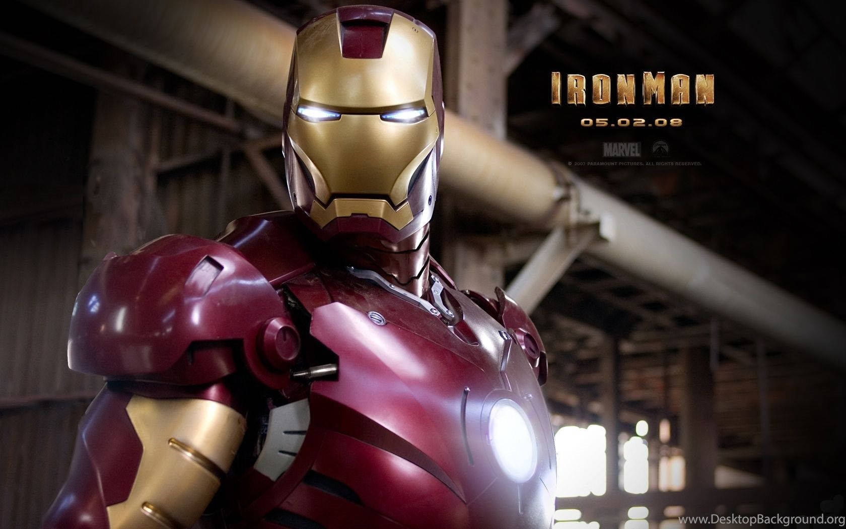 Evil Look Of Iron Man Mark 3 Background