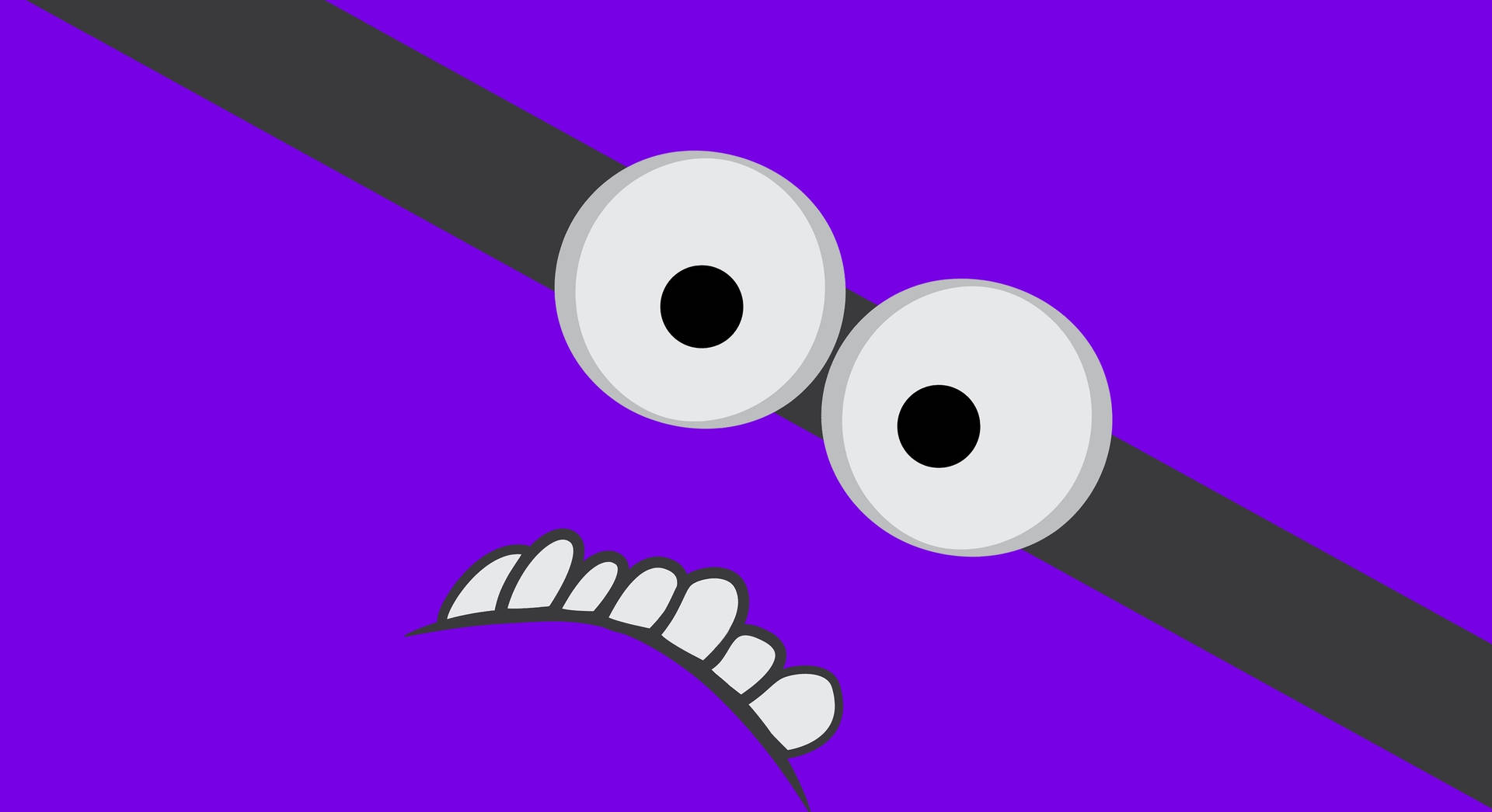 Evil Minion Staring Face Background