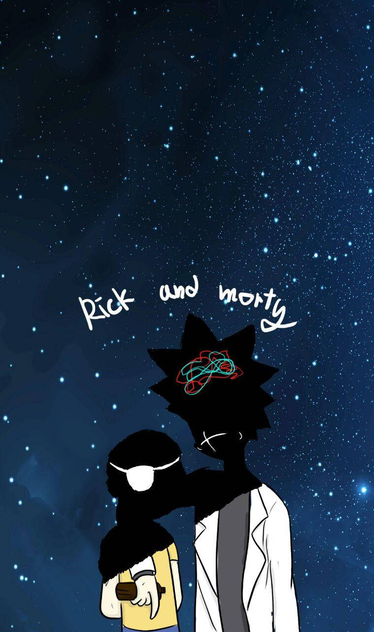 Evil Rick And Morty Iphone Background