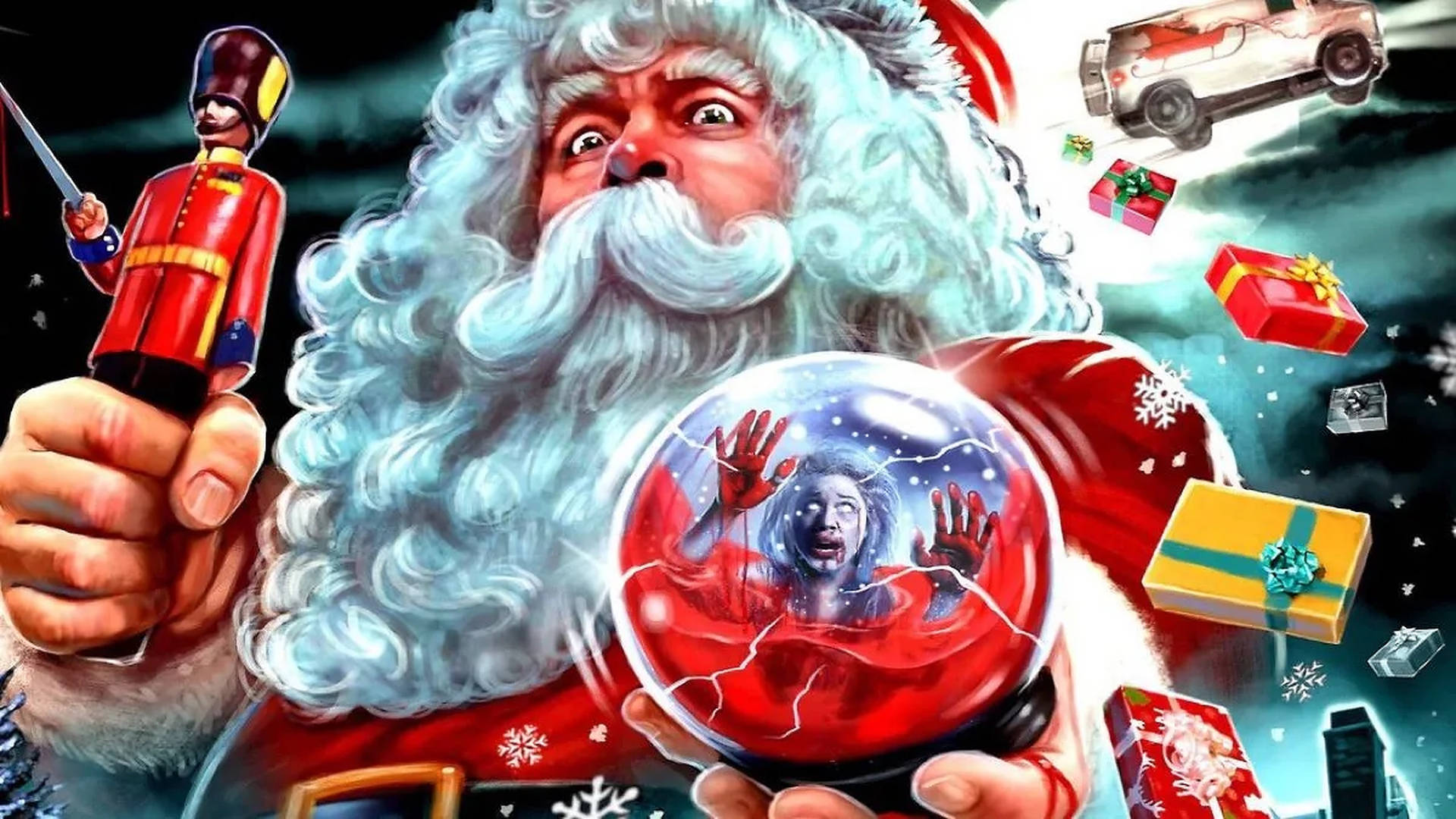 Evil Santa’s Sinister Toys Background