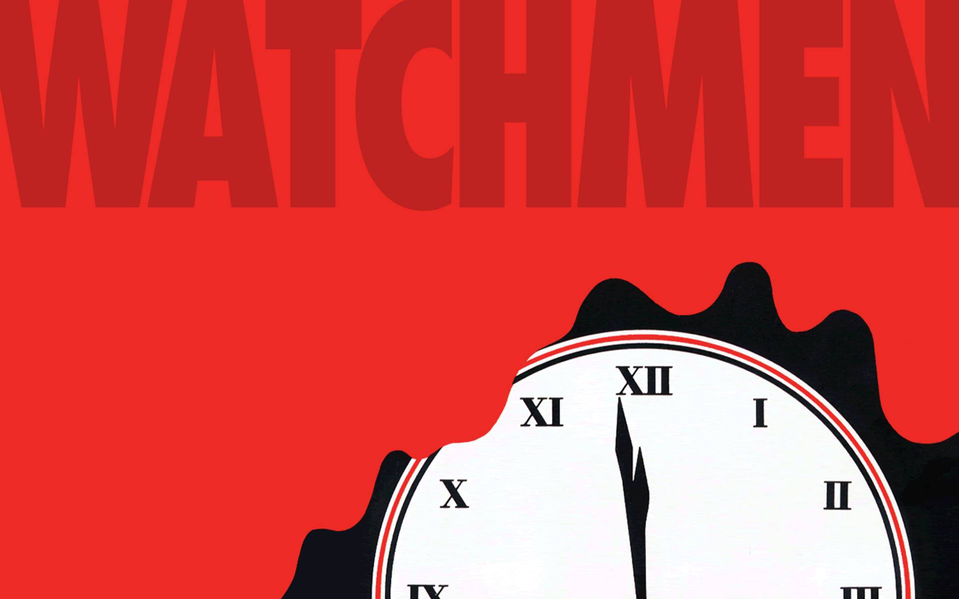 Evocative Timepiece In Watchmen Universe Background