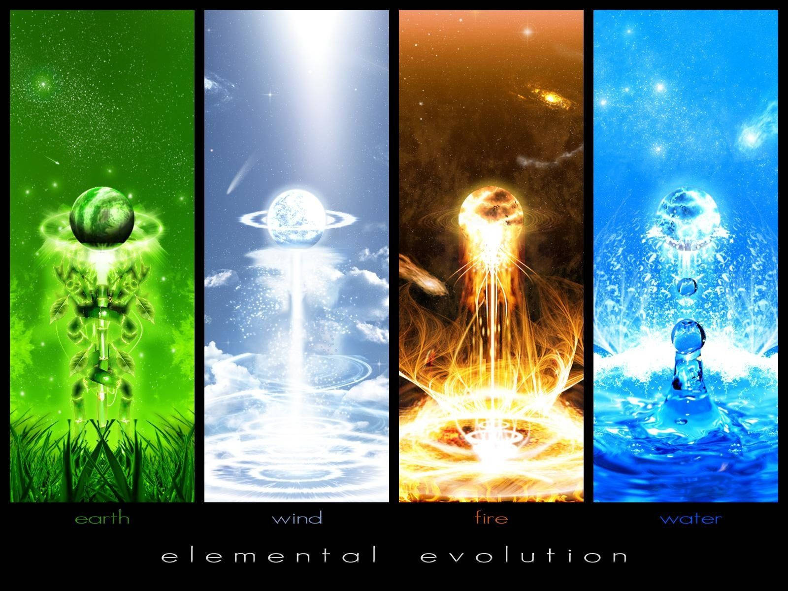 Evolution Of Earth Element Background
