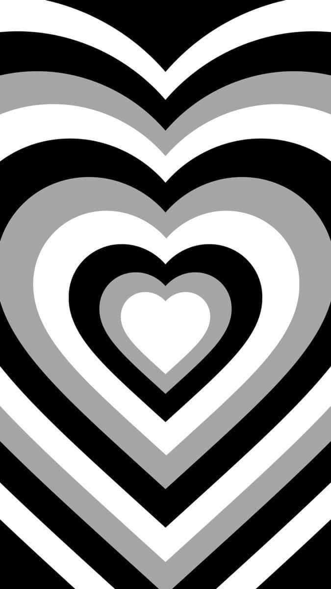 Evolving Black Heart Iphone Background