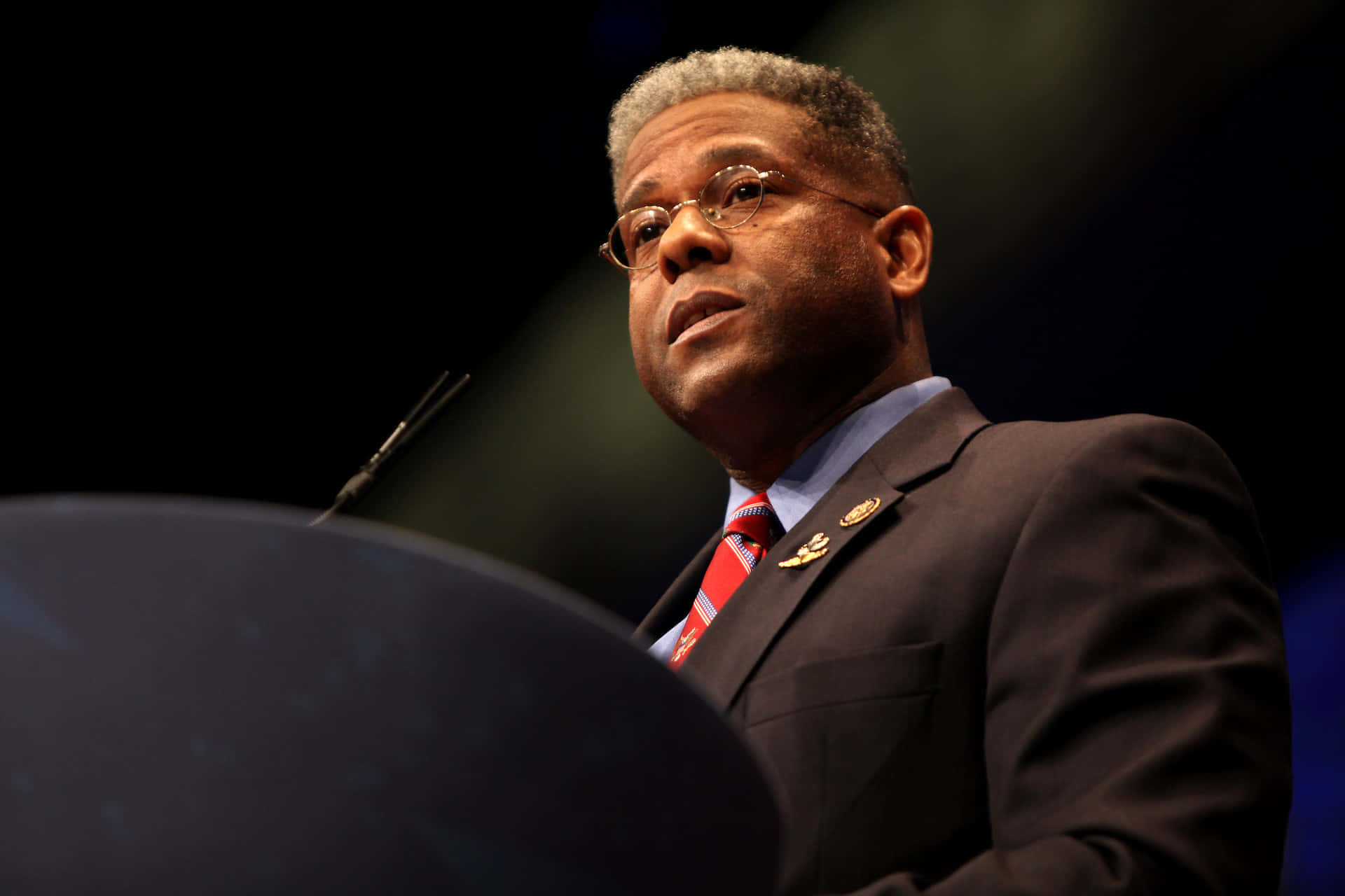 Ex Army Allen West Background
