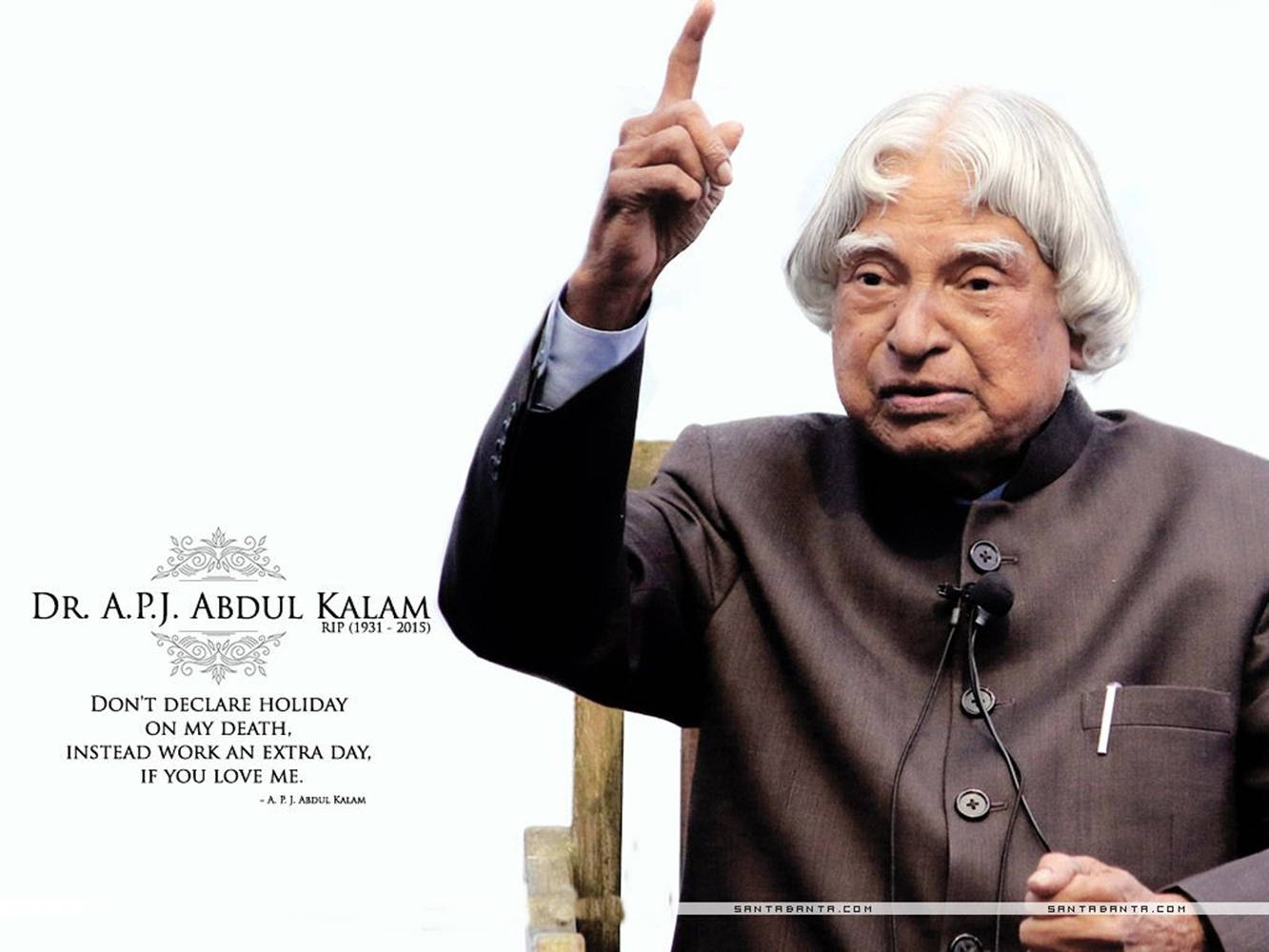 Exalted Moments: A Hd Tribute To Abdul Kalam Background