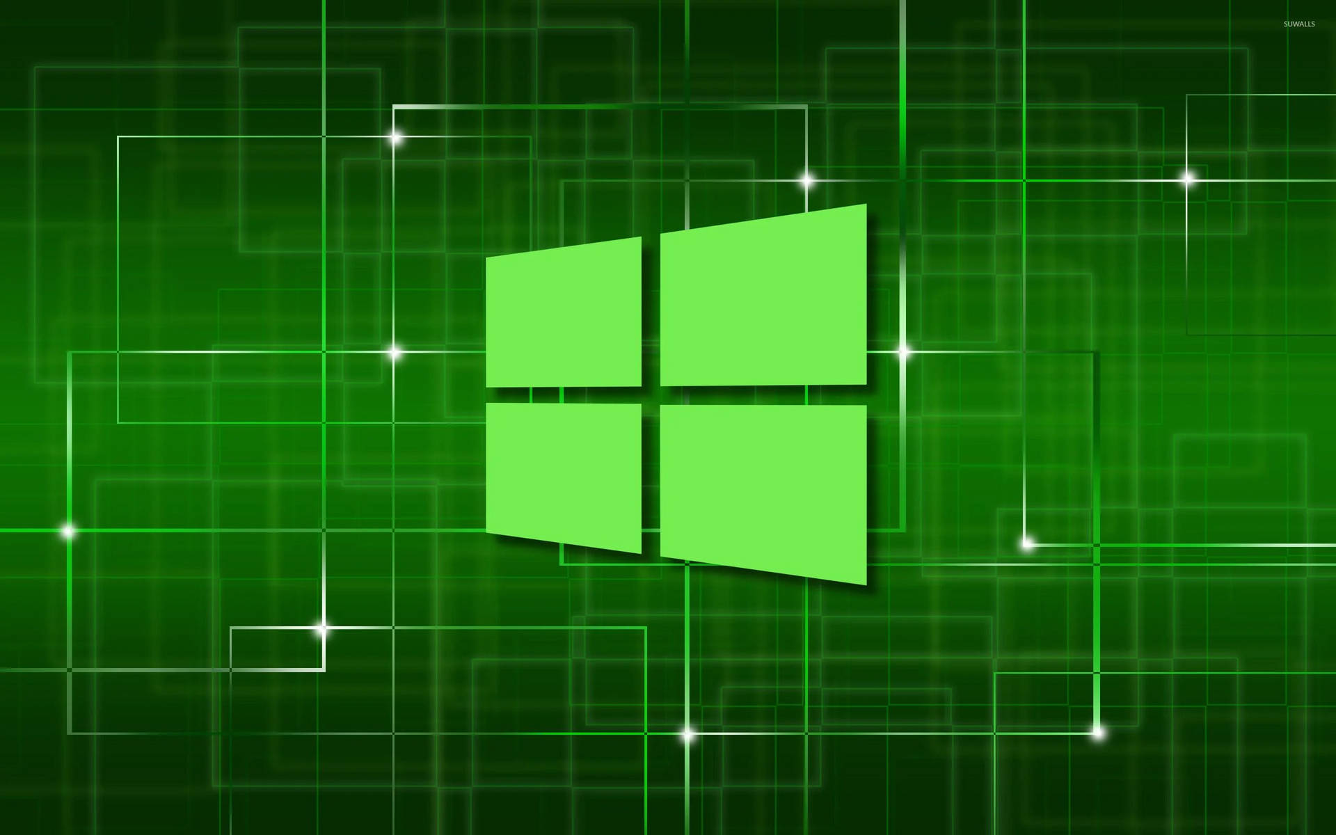 Excel Microsoft Windows Green Logo Background