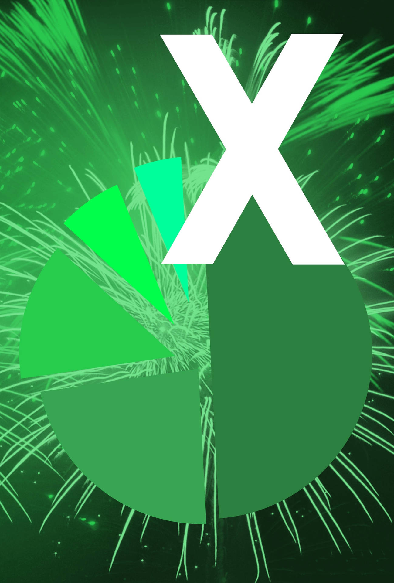 Excel Microsoft X Logo Background