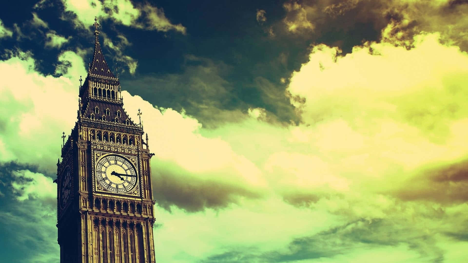 Exceptional Clock Tower Background