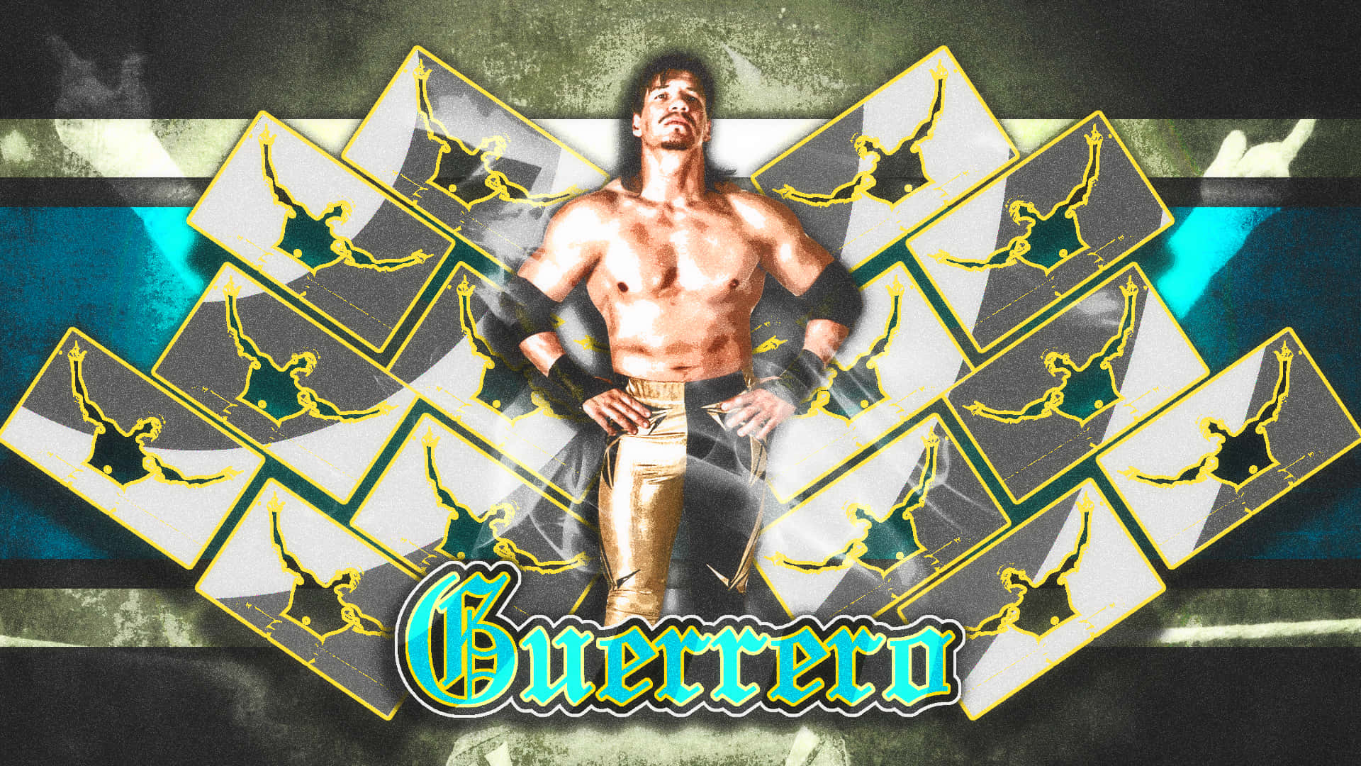 Exceptional Fan-art Poster Of Wwe Legend Eddie Guerrero Background