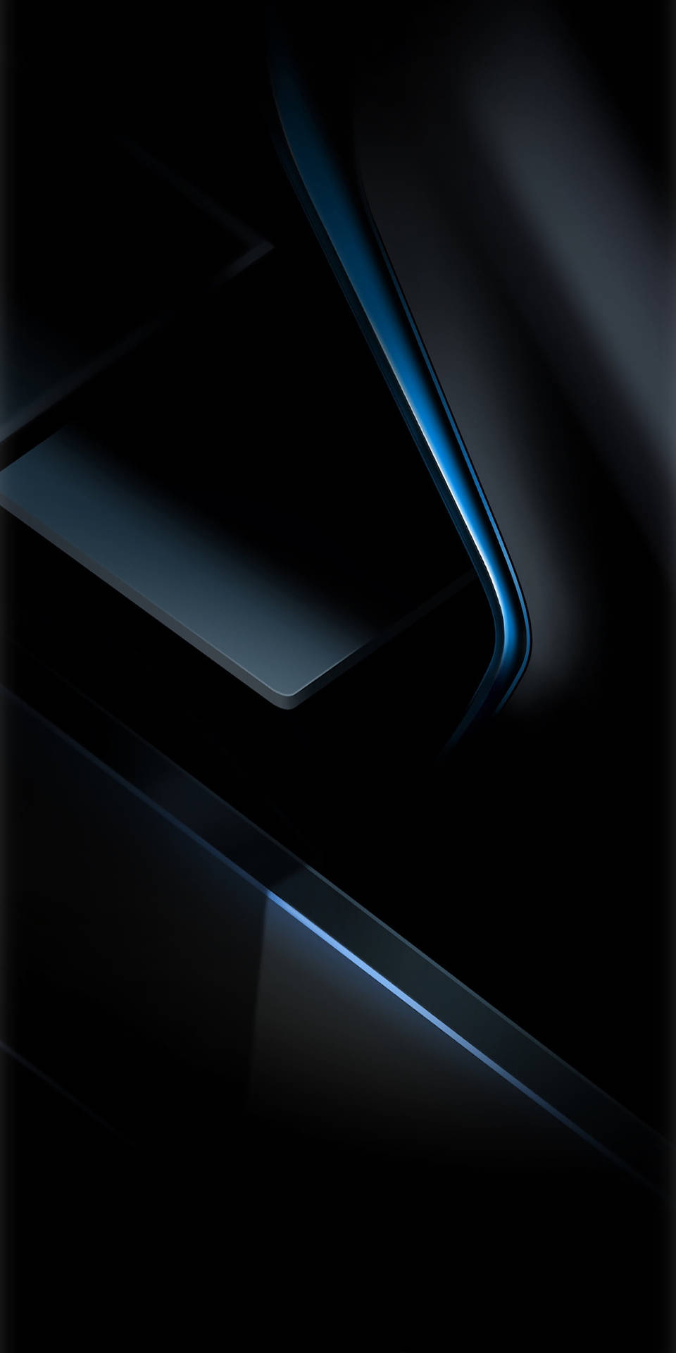 Exceptional Geometric Design In Blue And Black On Samsung Full Hd
