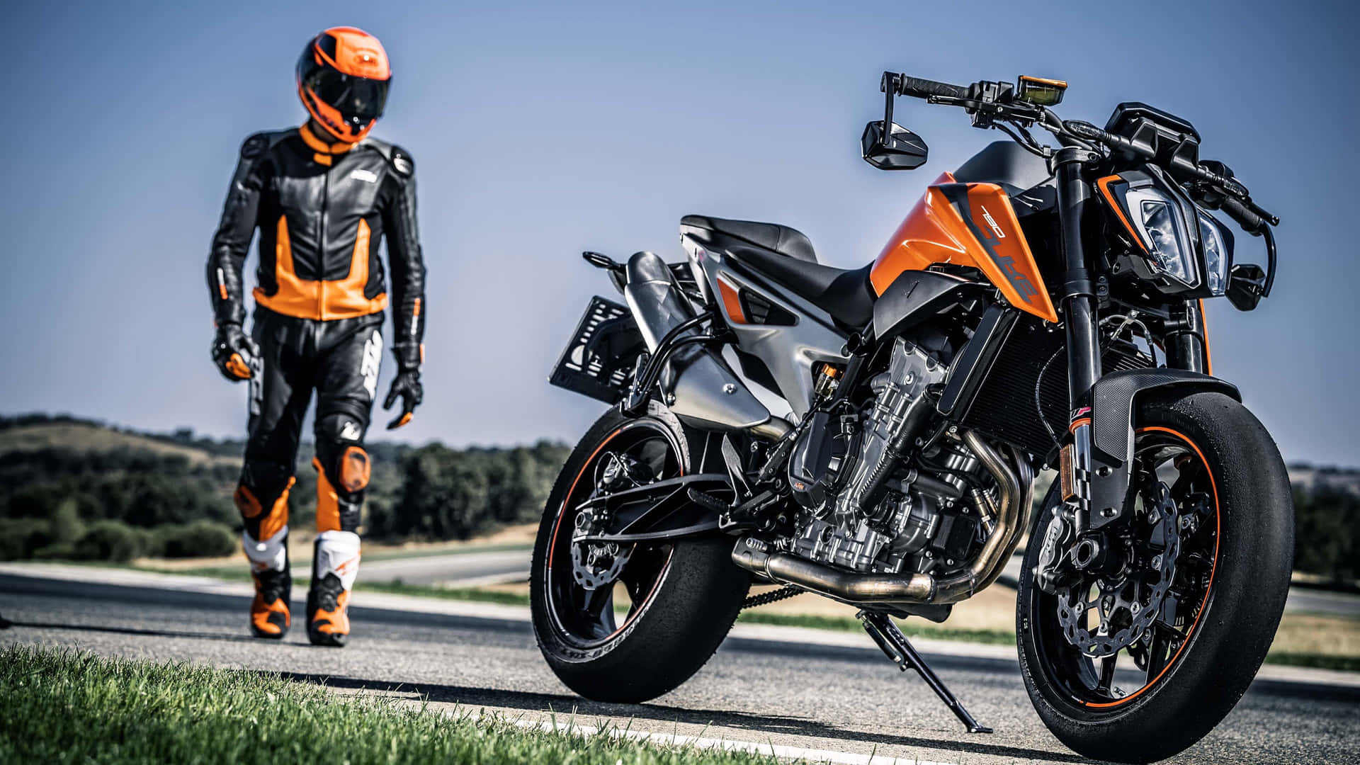 Exceptional Performance Unleashed - Ktm Motorcycle Background