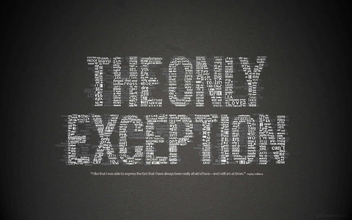 Exceptional Word Art Background