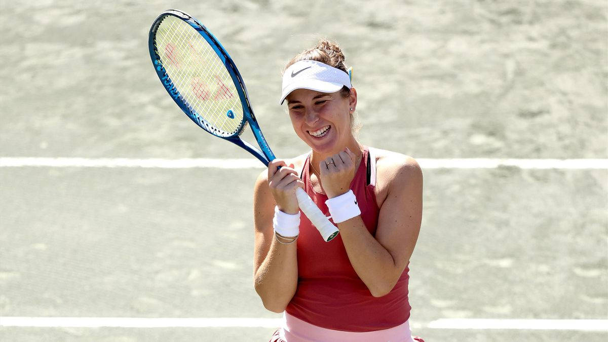 Excited And Joyful Belinda Bencic Background