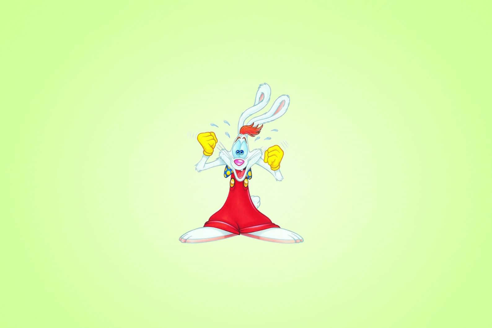 Excited Roger Rabbit Cartoon Background