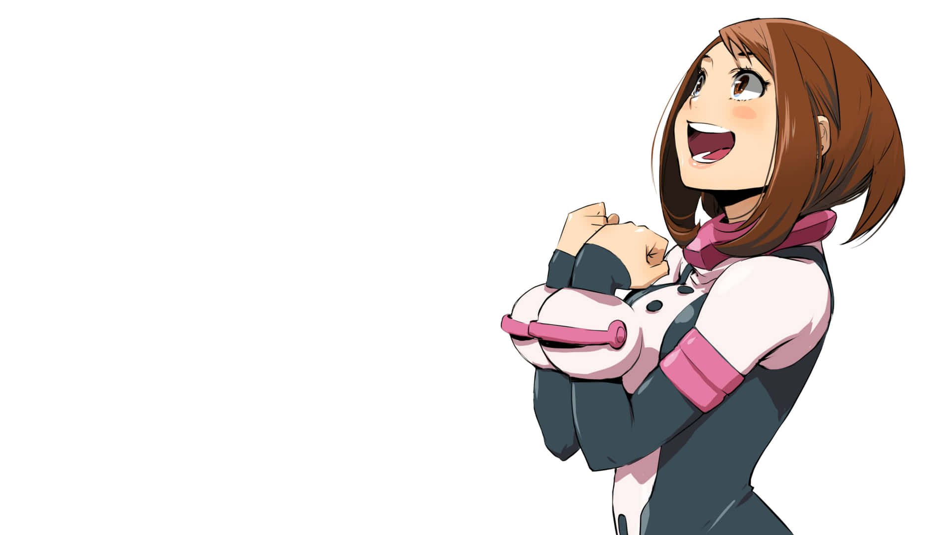 Excited Uraraka Aesthetic Background