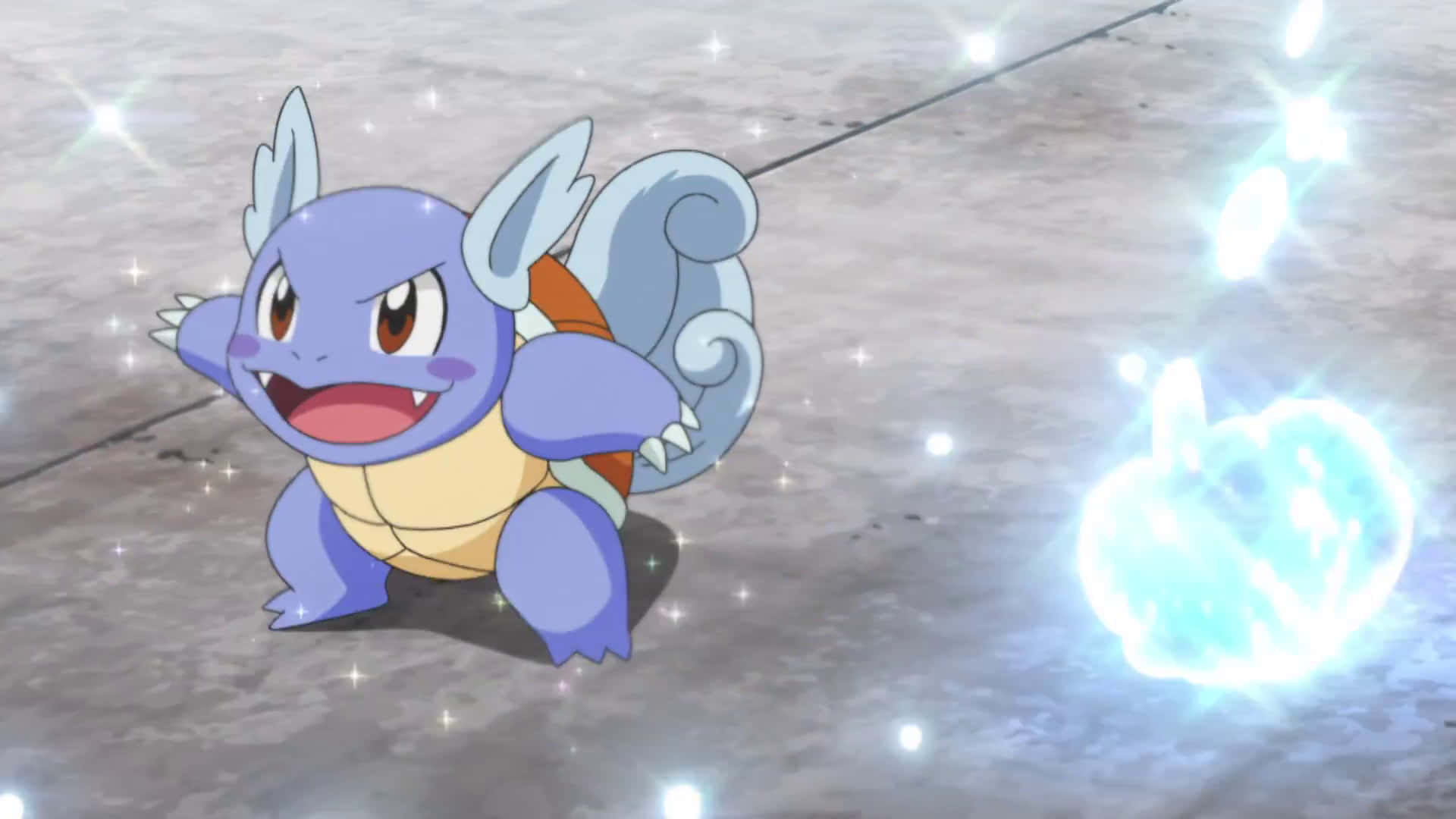 Excited Wartortle Background