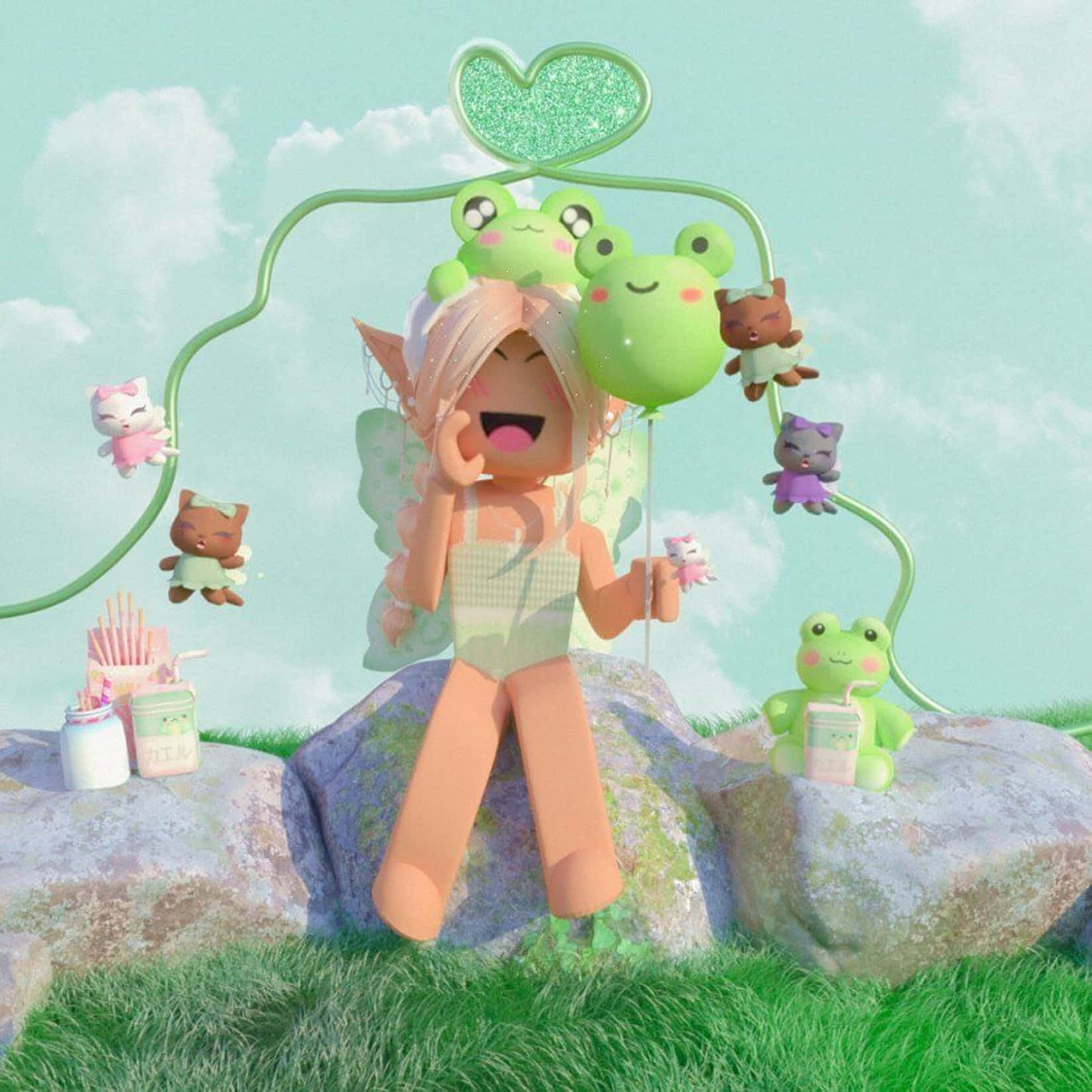 Exciting Adventure In Roblox Gfx Background