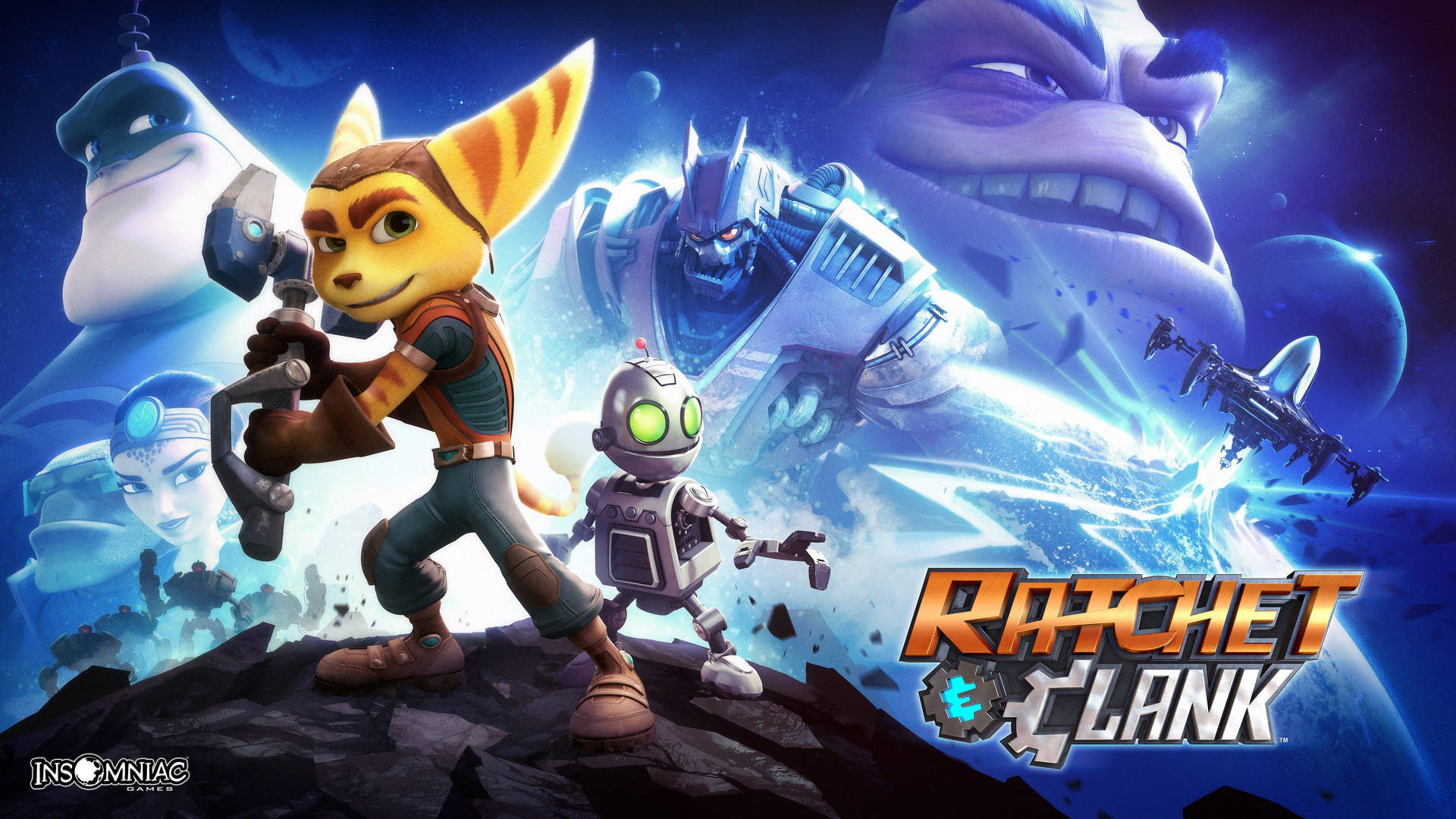 Exciting Adventures With Ratchet And Clank 2016 Cover Background