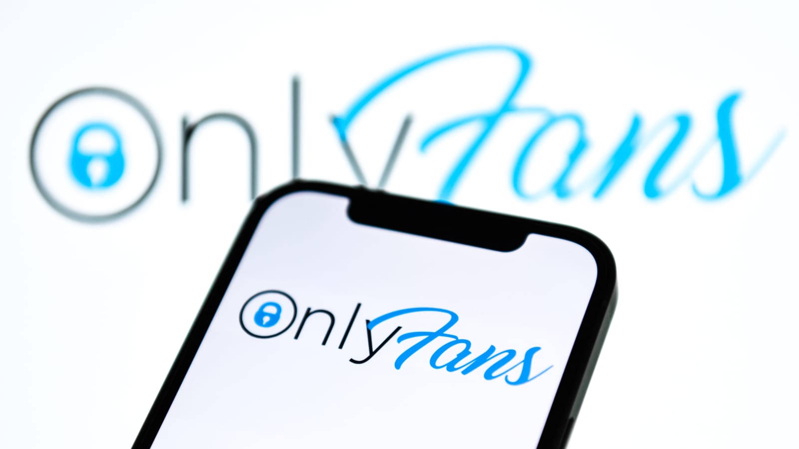 Exciting Content Awaits: Onlyfans Icon Displayed On An Iphone Screen