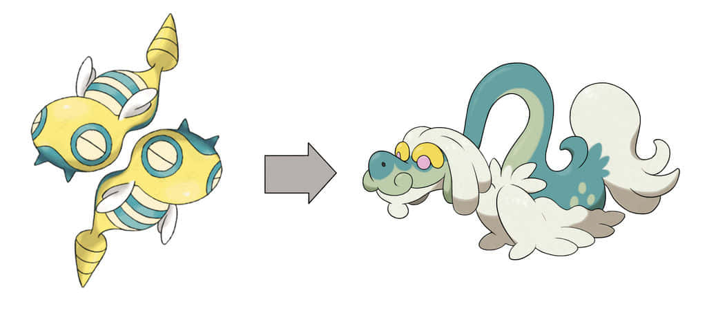 Exciting Evolution From Dunsparce To Drampa Background