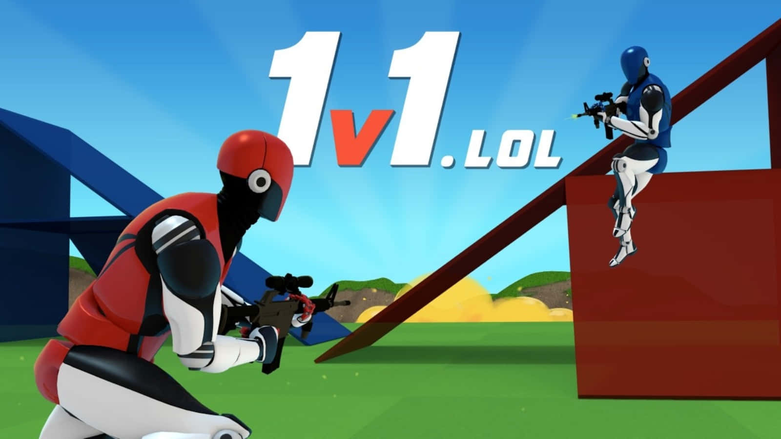 Exciting Moment Of 1v1.lol Gameplay Background