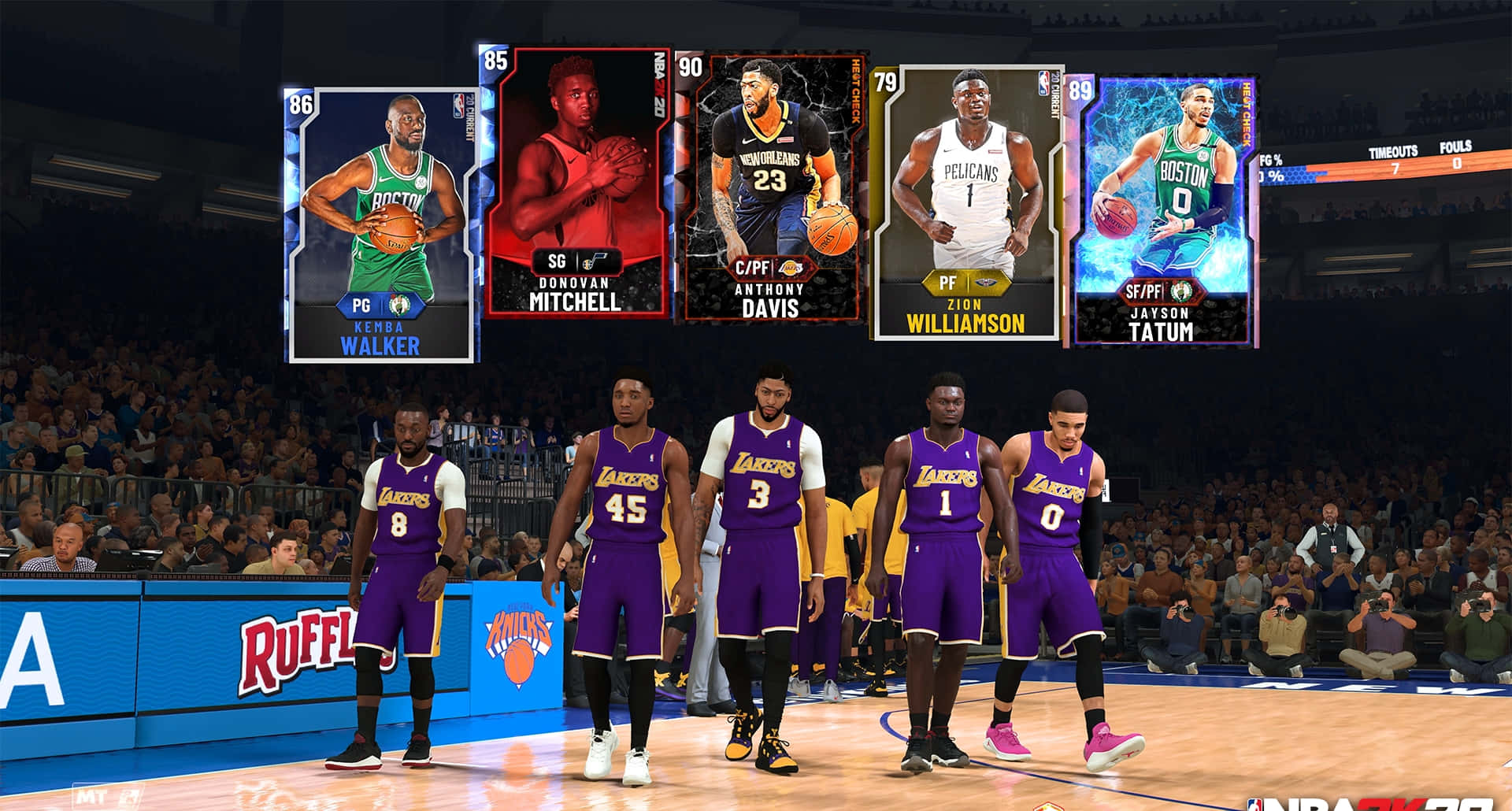 Exciting Nba 2k20 Game Action Background