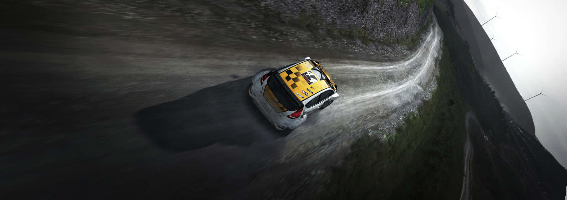 Exciting Off-road Adventure With The Dirt Game. Background